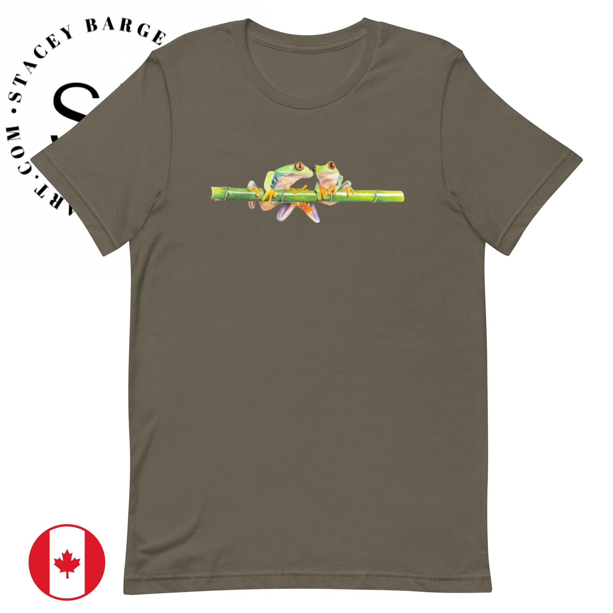 Unisex t-shirt - Tree Frogs - Image 11