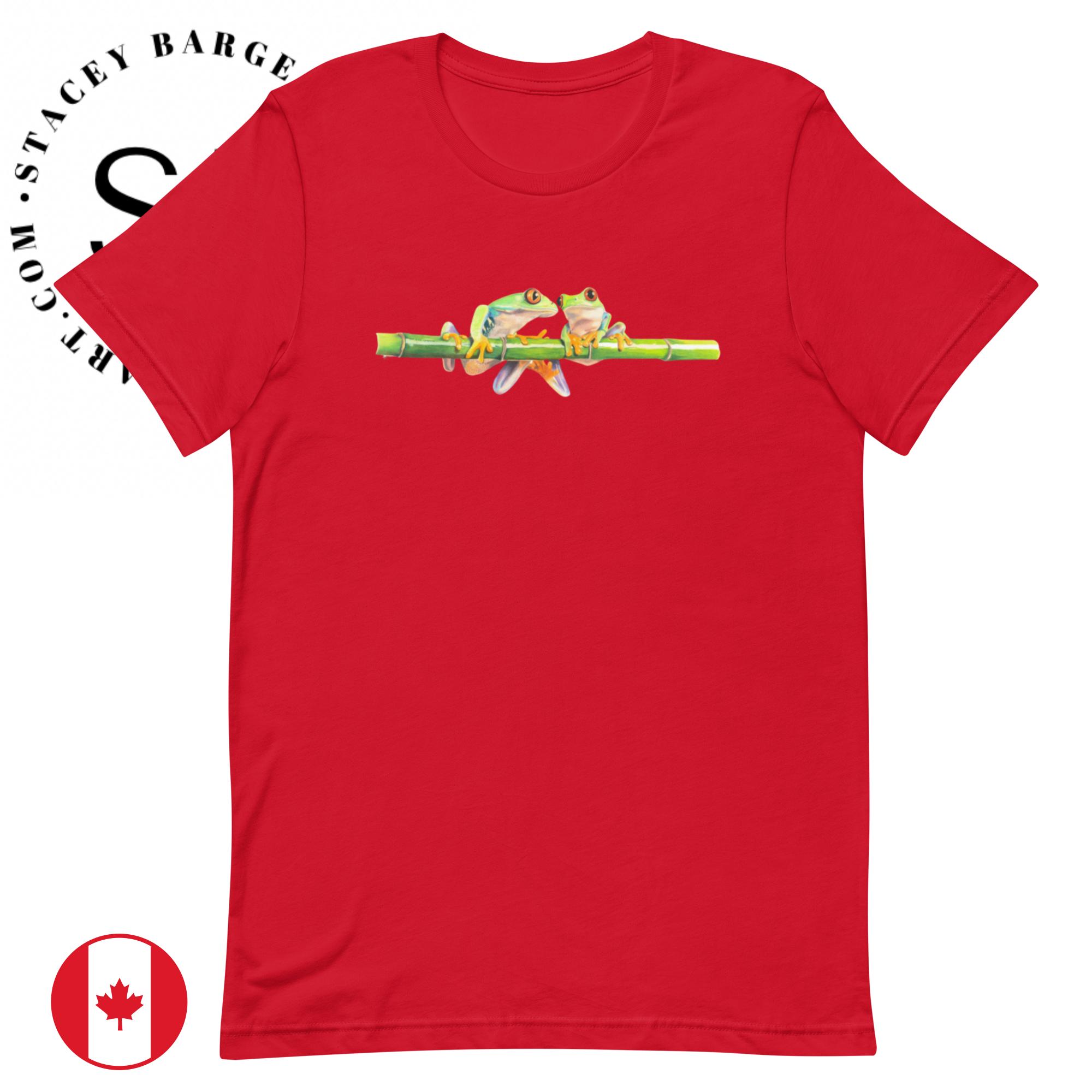 Unisex t-shirt - Tree Frogs - Image 16